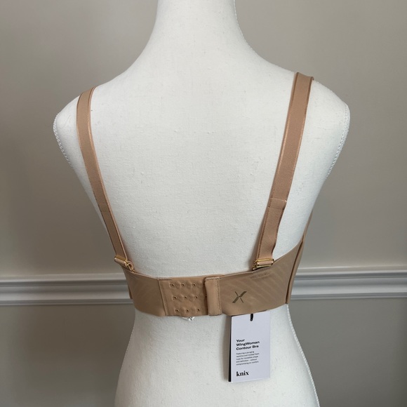 Knix WingWoman Contour Bra Original Sizing in Warm Sand Plus Size 6+ BNWT - Picture 8 of 13